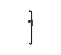 Barre de support de pommeau de douche Hewi Série 480 480.33M00060CV thermolaquée, noir mat, 60 cm, avec support de pommeau de douche magnétique