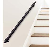 Barre de support de sécurité pour rampe d'escalier en métal, rampe murale, rampe d'intérieur, barre d'appui de sécurité extérieure pour décoration d'escalier de grenier, 1, 2, 3, 4, 5, 6 mètres(400cm)