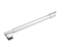 Barre de support pour paroi de douche, Barre de support de porte de douche sans cadre réglable en acier inoxydable, argent, plusieurs tailles(Slant Head,40-60 cm)