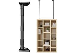 Barre de support réglable : barre de support extensible pour meubles, barre de tension anti-retournement, barre de support d'armoire antidérapante, stabilisateur télescopique pour meubles, barre de