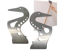 Barre De Support Repose-main Réglable Pour Chevalet D'artiste, Support De Main En Métal Pour Chevalet De Dessin,D'appui Avec Système De Automatique, Repose-poignets Réglable En H