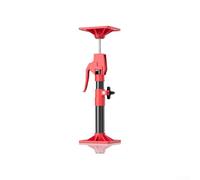 Barre de support télescopique avec base antidérapante 30-310 cm pour installation et levage - Résistance 50 kg Rouge (A)