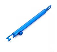 Barre de support télescopique rétractable en aluminium pour porte de véhicule et rabat de coffre (bleu)