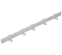 Barre de suspension à crochets mobiles blanc