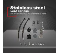 Barre De Suspension À Ressort À Lames Dures Pour Camion Axial F350 D90 Rc4wd Tamiya, 2/4 Pièces, 1/10