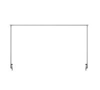 Barre de table avec fixation par serrage - Arche de ballon de table réglable en hauteur avec support de serrage - Accessoires de jardin pour anniversaire, pique-nique, mariage, restauration, buffet