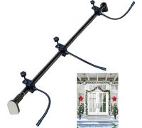 Barre De Tension Réglable Pour Guirlandes De Noël, Pour Portes De 31,5 à 80,7 Pouces, Installation Sans Perçage, Barre De Tension Pour Couronnes De Noël 31.5-80.7in