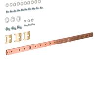 Barre de terre univers 20x5mm 2 pôles UZ020