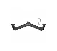 Barre de Tirage Musculation en V 58 cm Accessoires pour Machine à Poulie en Acier Massif et Caoutchouc