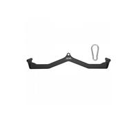 Barre de Tirage Musculation en V 83 cm Accessoires pour Machine à Poulie en Acier Massif et Caoutchouc