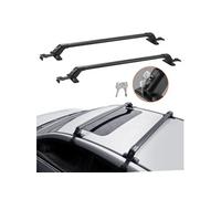 Barres de toit universelles VEVOR, barres de toit transversales en aluminium épaissi, adaptées aux toits sans rail latéral, capacité de charge de 70 kg, barres transversales réglables pour toit nu ave