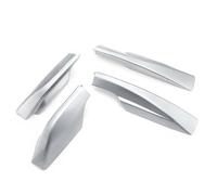 Barre De Toit Lot De 4 Coques Galerie Toit pour Toyota pour RAV4 XA30 2006-2012, Housse Protection, Barre Bagages, Extrémité Rail Remplacement Porte-Bagages Voiture(Argent)