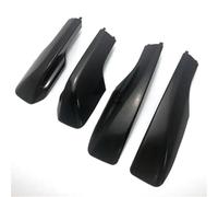 Barre De Toit Lot De 4 Coques Galerie Toit pour Toyota pour RAV4 XA30 2006-2012, Housse Protection, Barre Bagages, Extrémité Rail Remplacement Porte-Bagages Voiture(Noir)
