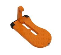 Barre de toit pliable for voiture, marchepied multifonction universel, crochet verrouillage, pédale, alliage d'aluminium, accessoires sécurité, béquille(Orange)