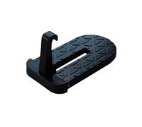 Barre de toit pliable multifonction for voiture, marchepied porte universel, crochet verrouillage, pédale auxiliaire, alliage d'aluminium, marteau sécurité(Black)