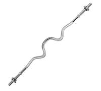 Barre de traction HMS GLM120 Super Curl Argenté 1200 mm Unisex