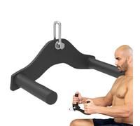 Barre de traction Lat | Accessoires de traction pour salle de sport - Poignée de rangée portable pour sangle de cheville, système de poulie, kettlebell, presse de poitrine, haut du corps