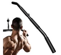 Barre de traction Lat Down Bar | Triceps de 31 pouces avec poignées non antidérapantes, corde amovible pour appareils de fitness, rack à squat