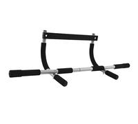 Barre de traction pour cadre de porte - Barre d'entraînement pour le haut du corps pour plus de force, acier au carbone robuste avec poignées en mousse, à suspendre pour la salle de sport à domicile