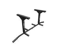 Hop-Sport Barre de Traction pour Montage au Plafond HS-2001K à 6 Poignées Différentes, Support pour Sac de Frappe et TRX, Multi-Grip Pull Up Bar avec Gants, Charge maximale de 210 kg