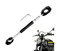 Barre de traction pour moto, stabilisateur de guidon de moto, outil de renforcement au design élégant pour accueillir des lumières LED externes et des supports de téléphone portable
