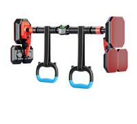 Barre de Traction pour Porte Barre horizontale montée sur porte, for exercices de traction en intérieur à domicile, sans poinçonnage, barre for équipement Fitness(96-140cm-ring)