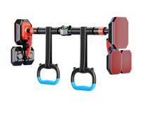 Barre de Traction pour Porte Barre horizontale montée sur porte, for exercices de traction en intérieur à domicile, sans poinçonnage, barre for équipement Fitness(70-100cm-ring)