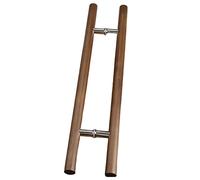 Barre de Traction pour Porte en Verre/Bois, 60/80/120/150 cm de Long, poignées de Porte pour Grange, Cuisine, Bureau, entrée, quincaillerie de Portail en bois/B/100 cm/39,4 po