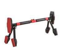 Barre de traction - SPORTNOW - réglable de 80 à 110 cm - niveau intégré - structure triangulaire robuste - jusqu'à 225 kg - noir