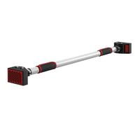 Barre de traction - SPORTNOW - sans vis - largeur ajustable pour des portes de 92 à 122 cm - 200 kg - noir et rouge