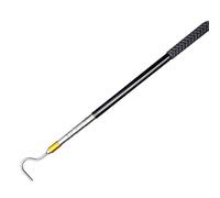 Barre de traction télescopique réglable en acier inoxydable avec poignée antidérapante et crochet attrape-serpent, outil d'ouverture d'auvent réglable