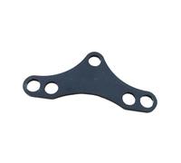 Barre de traction vers le bas pour machine à câble, plaque adaptateur double à simple pour système de poulie, équipement de gym, 19 x 6,5 cm