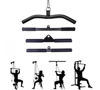 Barre De Tractions Accessoires de Machine de câble de poulie de barre de traction de Lat de gymnastique accessoires de presse de Tricep accessoires d'exercice de force de gymnastique à la maison(A)