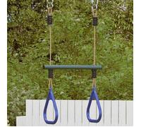 Barre de trapèze et anneaux de gymnastique d enfants acier