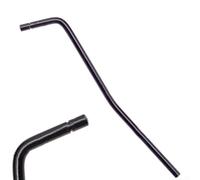 Barre de tremblement filetée M6 pour système de pont à bobine unique (noir) | Pour filetage M6, s'adapte aux ponts trémolo simples, construction en acier stable, pointe noire ou argentée