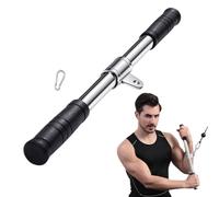 Barre D'écartement Extensible - Courte Poignée De Traction | Hautes Barres Tirage | Équipement Musculation Du Dos Accessoires, Tige Droite Levage En Acier Inoxydable Robuste Multifonctionnelle