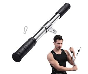 Barre D'écartement Extensible - Courte Poignée De Traction | Hautes Barres Tirage | Équipement Musculation Du Dos Accessoires, Tige Droite Levage En Acier Inoxydable Robuste Multifonctionnelle