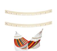 Barre d'Écartement pour Hamac 2 Pièces Détachables Arquées | Barres De Remplacement Transversales Pour Hamac Accessoire pour jardin terrasse balcon plage camping cour patio véranda