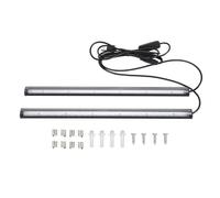 Barre D'éclairage à LED, Puissance USB Sous le Bouchon D'éclairage de L'armoire et Jouez de 380 à 400 Nm de Longueur D'onde à 1 Pieds Blacklight LED avec un Cordon