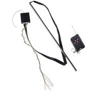 Barre d'éclairage de scanner RVB Knight Rider RVB à 48 LED à 48, lumières stroboscopiques pour voiture, 7 couleurs RVB Flash Car Light Strobe, barres lumineuses imperméables de 22 pouces pour camions