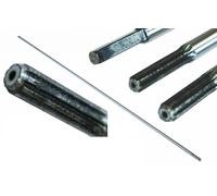 Barre d'entraînement | pour débroussailleuse | Longueur totale 153 cm | Diamètre 8 mm | 9 dents | Acier trempé | Pièce de rechange