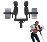 Barre d'épaule de sécurité, poignée en T Bar Row Attachment, embout de mine terrestre, fixation de mine terrestre avec étrier de serrage en acier inoxydable, pour squats, développé des épaules,