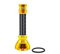 Barre d'équilibrage en carbone prête à réparer pour Daiwa, Fuego, Caldia Exeler Taula modèles avec bague d'étanchéité en caoutchouc pour la protection (doré)