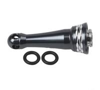 Barre d'équilibre de moulinet de pêche en alliage d'aluminium, longueur 47 mm, pour Shimano STRADIC/NASCI/STELLA/VANFORD/MIRAVEL (modèles 2000-5000), comprend 2 anneaux (gris violet)