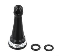 Barre d'équilibre de moulinet de pêche en alliage d'aluminium, longueur 47 mm, pour Shimano STRADIC/NASCI/STELLA/VANFORD/MIRAVEL (modèles 2000-5000), comprend 2 anneaux (argent)