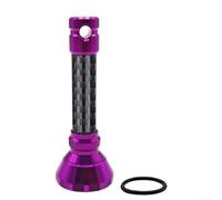 Barre d'équilibre de moulinet de pêche pour Shimano-Stradic-Stella-Vanquish, bobine en alliage d'aluminium et fibre de carbone contrepoids 49 mm (violet)