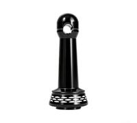 Barre d'équilibre de moulinet pour DAIWA pour Vanford en alliage d'aluminium CNC, conception à tête ronde, empêche le contact avec le crochet, convient aux moulinets de 4000 tailles et moins (noir)