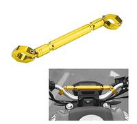 Barre d'Équilibre Moto 22mm Réglable Alliage Aluminium | Renfort Guidon Universel avec Support Renforcé pour VTT Scooter ATV Moto Électrique, Barre Transversale Anti-Vibration
