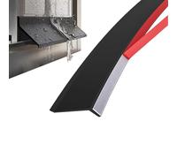 Barre d'étanchéité imperméable pour fenêtre, Bande météo adhésive en caoutchouc noire, largeur 4,5-5,5 cm, longueur 0, m(5.5cm,5m(16.4ft))