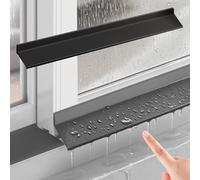 Barre d'étanchéité imperméable pour fenêtre, Self Adhesive Rubber Edge Trim Weather Stripping For Sunroof Doors And Windows Multiple Sizes(5.5cm,5m(16.4ft))